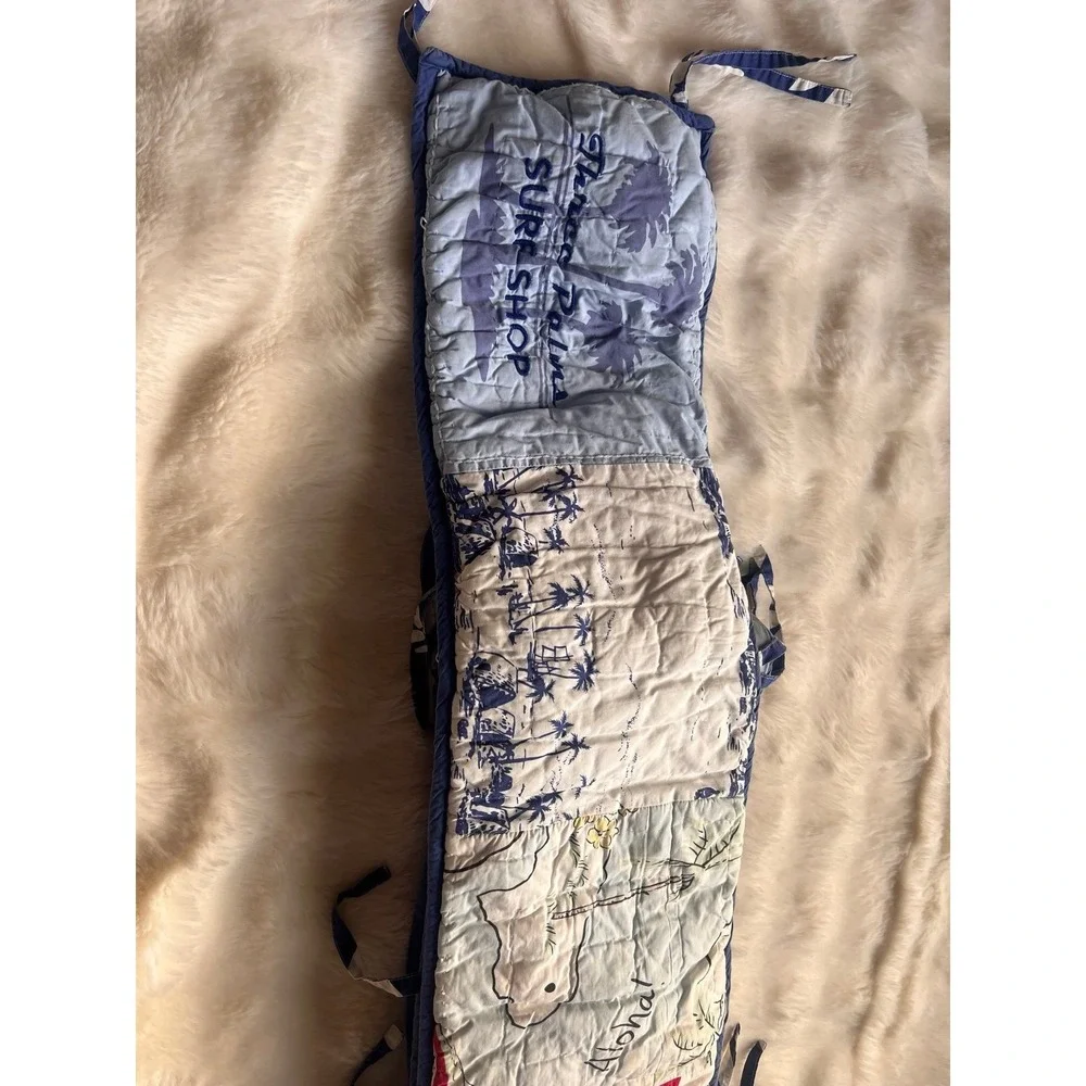 Quilt POTTERY BARN KIDS Island Surf Aloha blur Toddler Crib Quilt Hawaiian